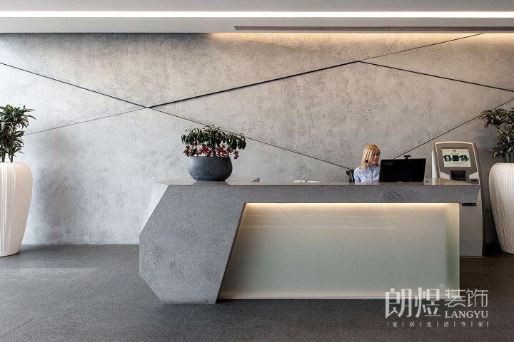 現代風格前臺設計圖