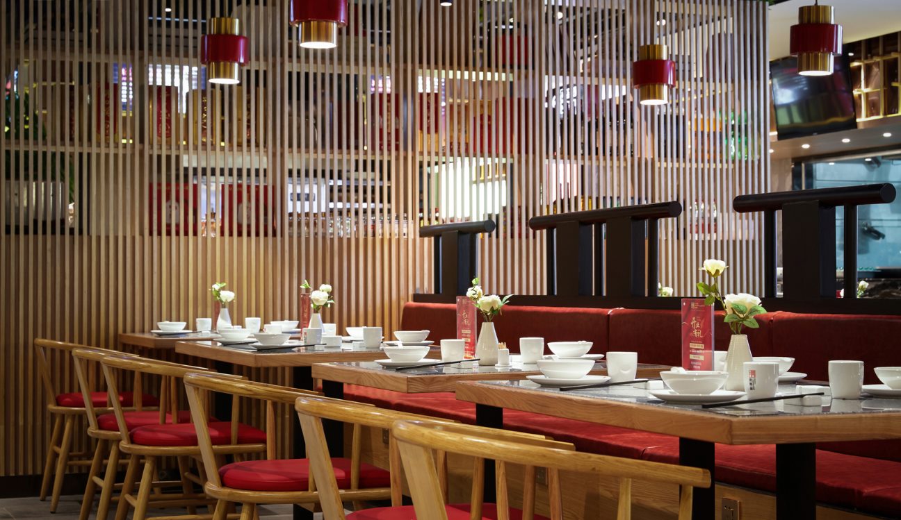 中餐廳公共用餐區效果圖