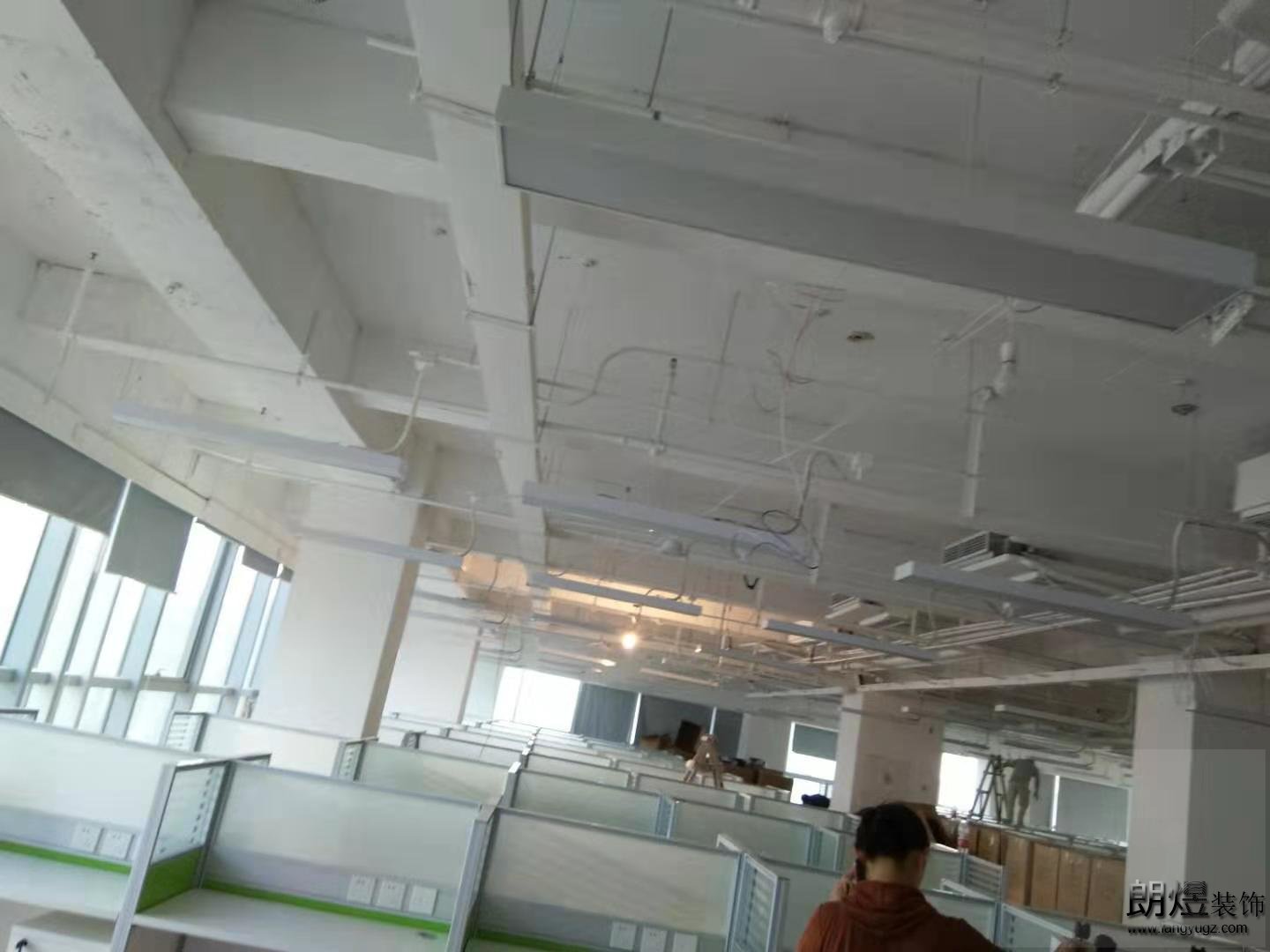 成都作業幫辦公室裝修工地照片